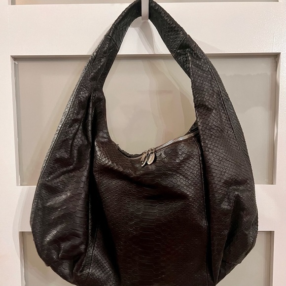 FURLA Elizabeth hobo snake embossed leather bag - Picture 3 of 13